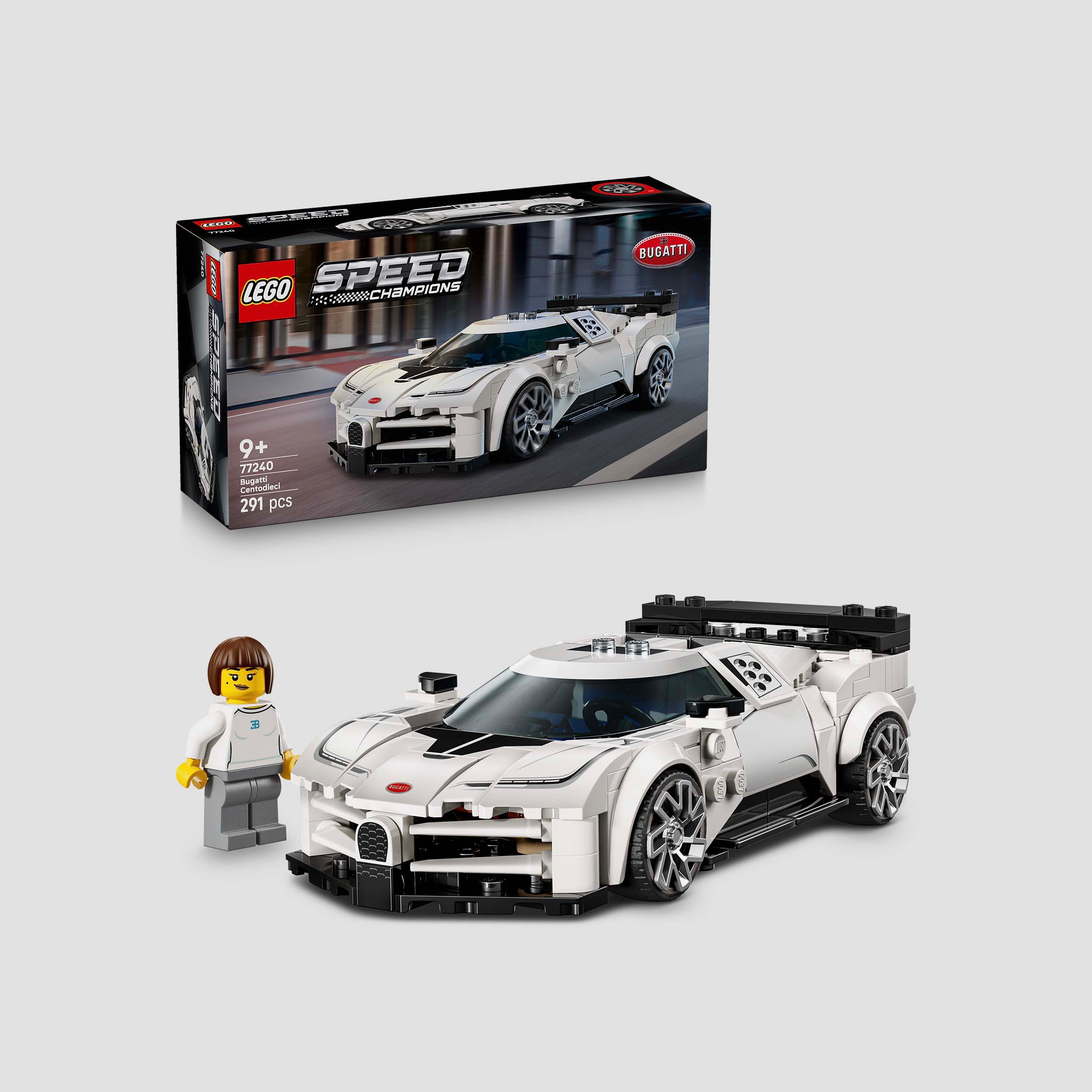 Lego ®️ Speed Champions Bugatti Centodieci White — image 1