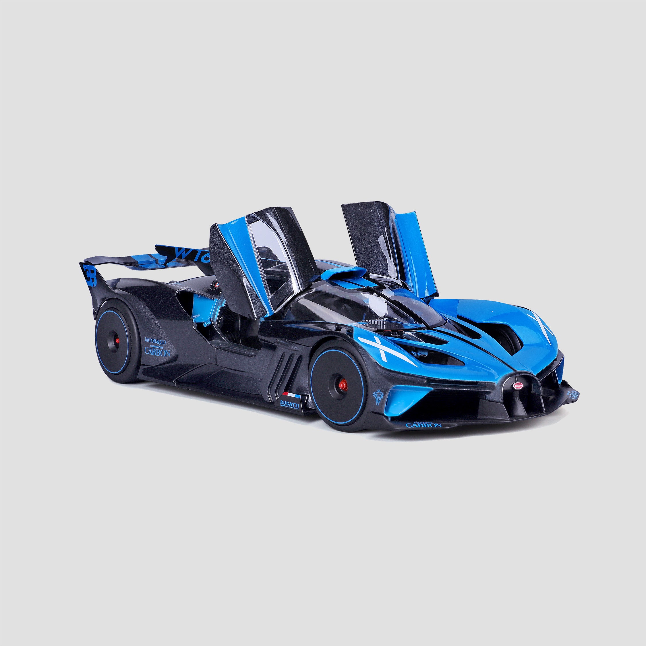 Bugatti Bolide Scale Model 1:18 Blue — image 1