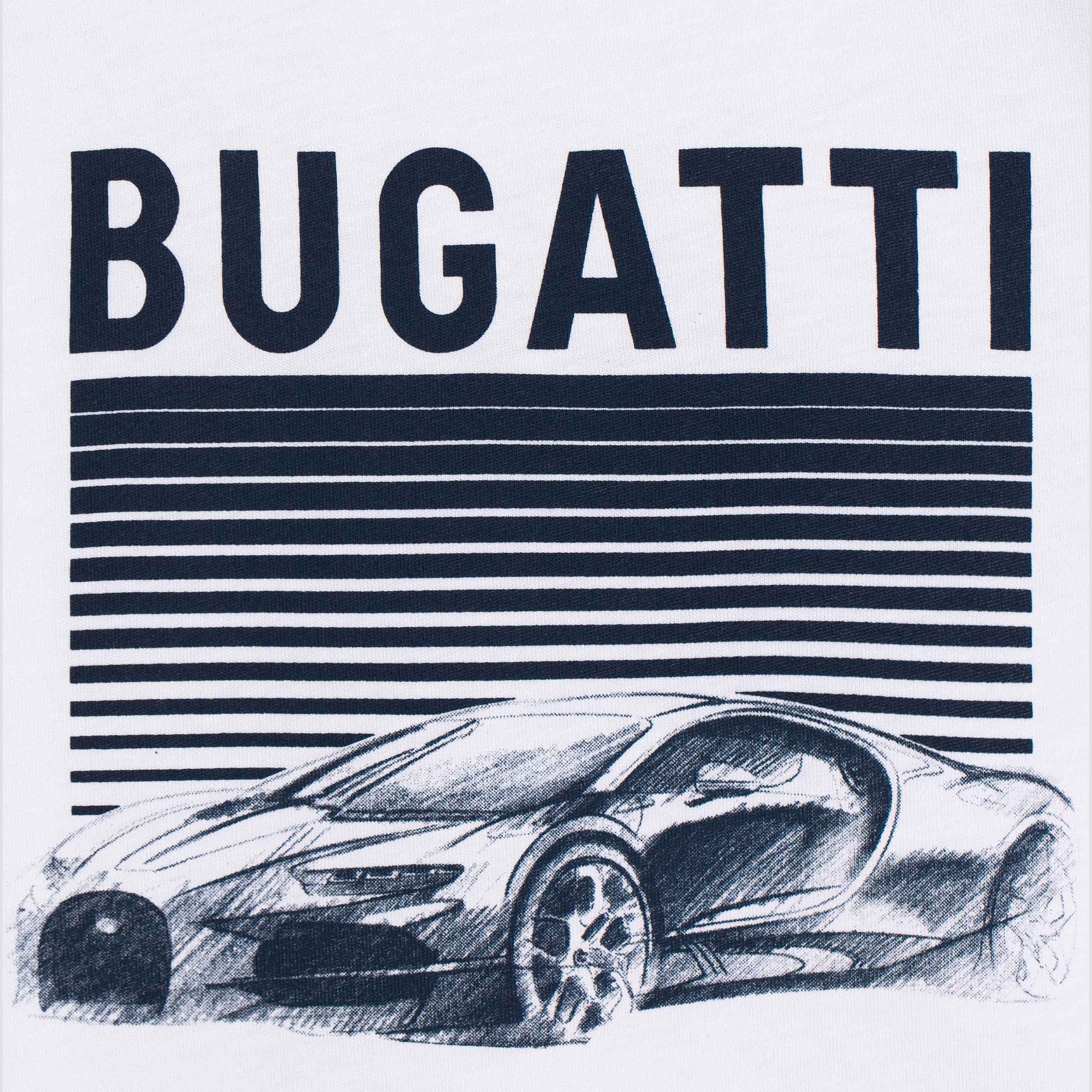 Bugatti Kids Tourbillon Sketch T-Shirt White — image 1