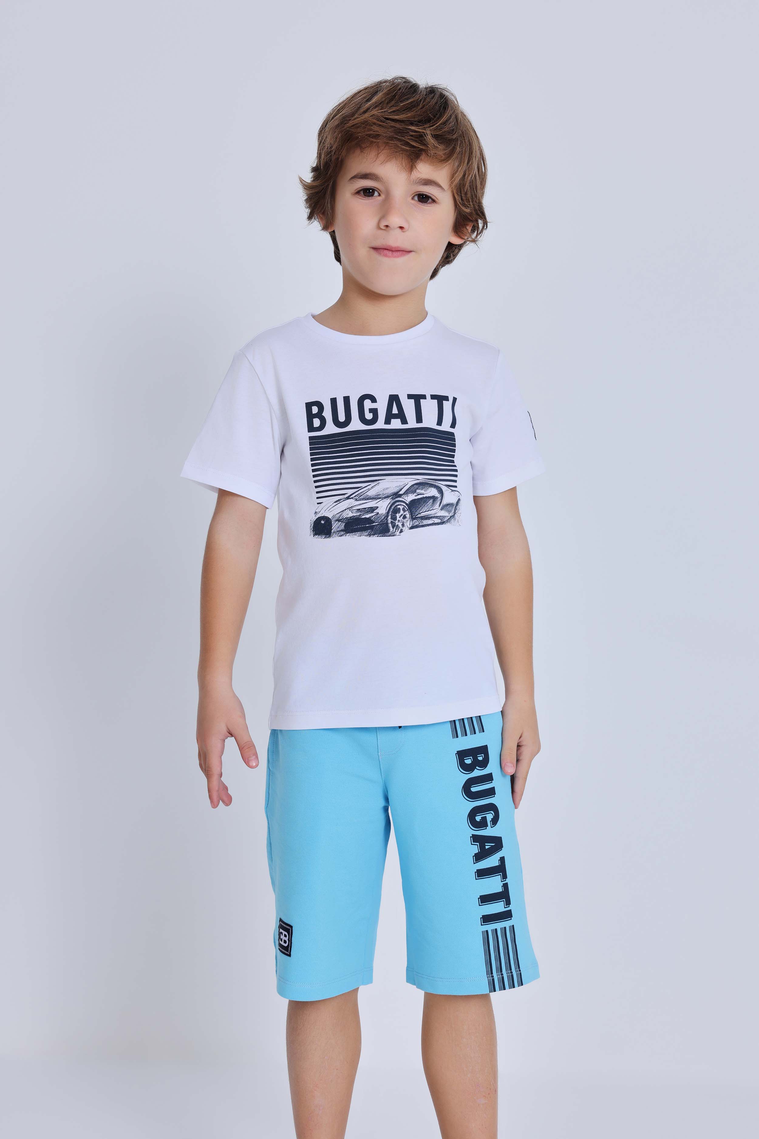Bugatti Kids Tourbillon Sketch T-Shirt White — image 3
