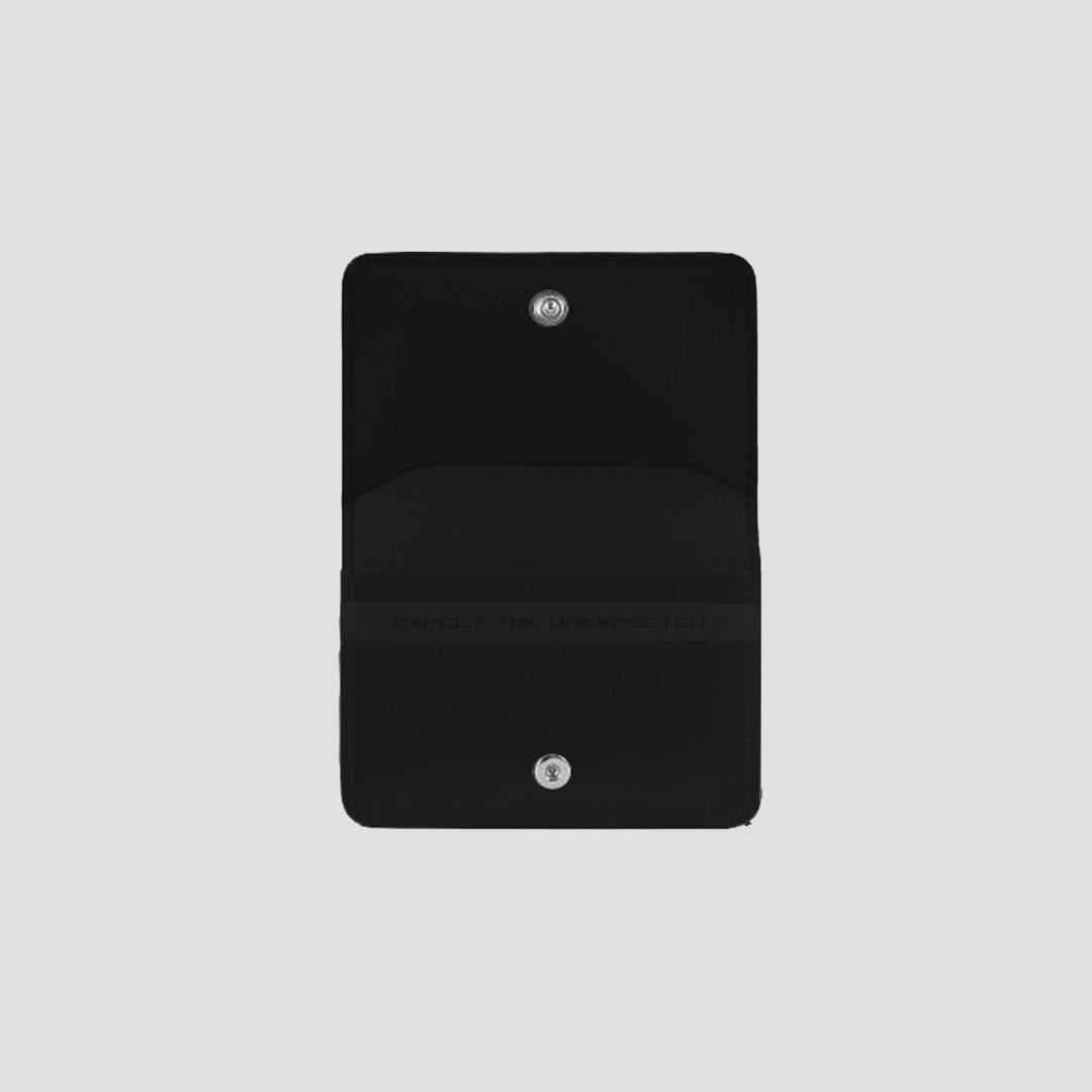 Bugatti Black Leather Credit Card Holder — image 1