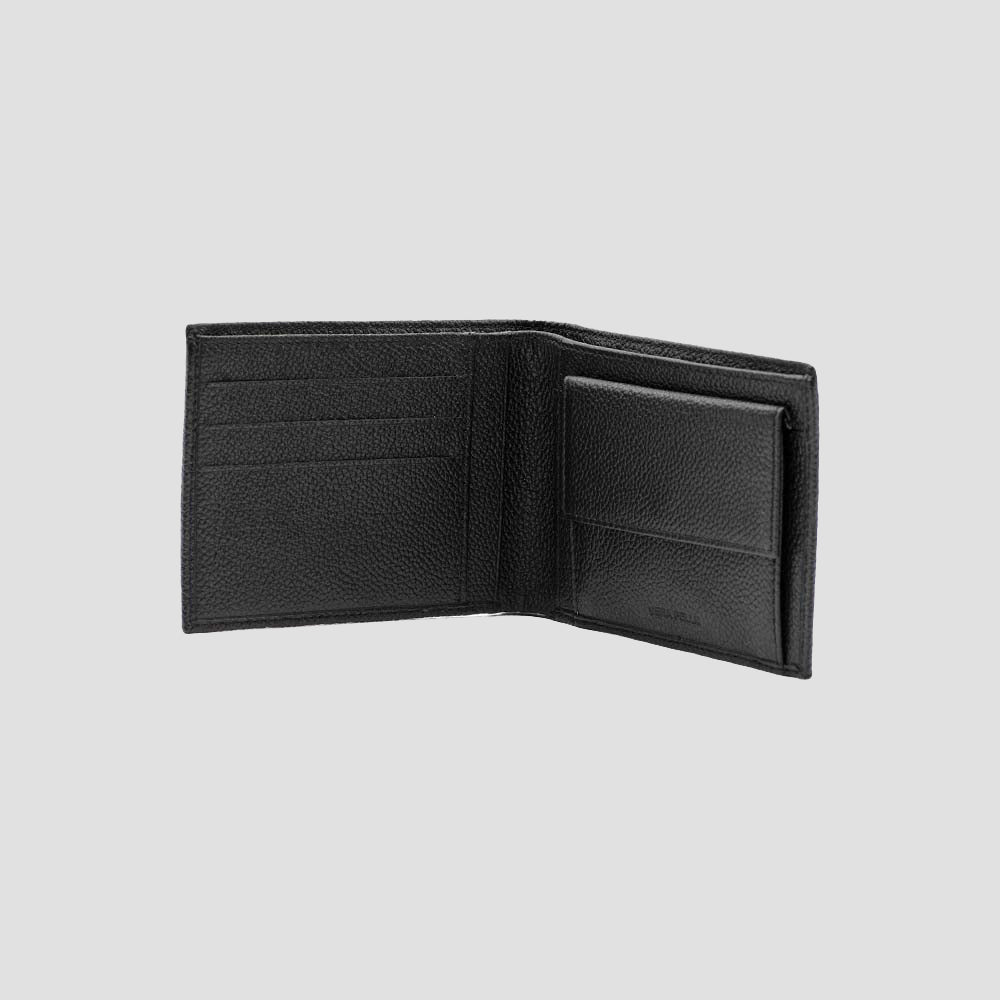 Bugatti Black Leather Macaron Wallet — image 1