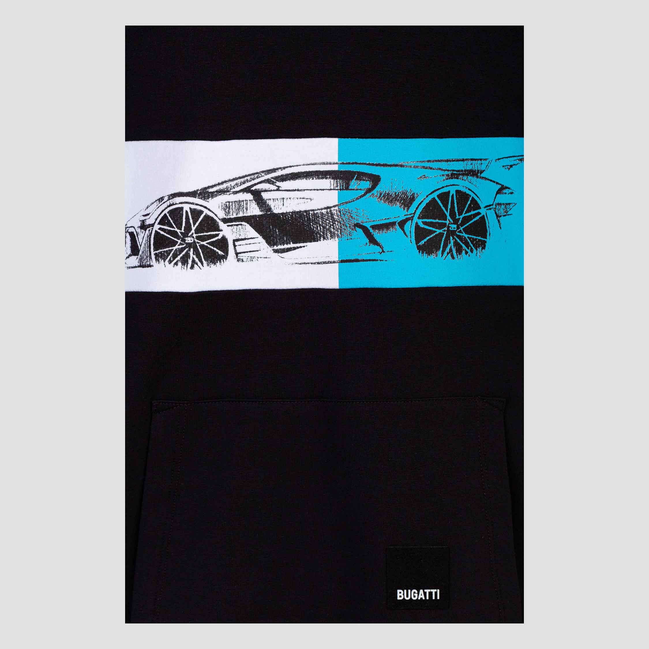 Bugatti Kids Divo Sketch Black Hoodie — image 1