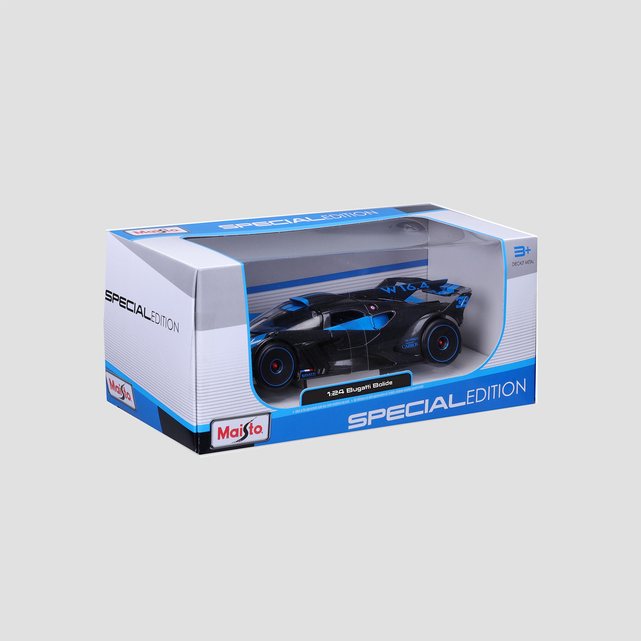 Bugatti Bolide Scale Model 1:24 Blue — image 3