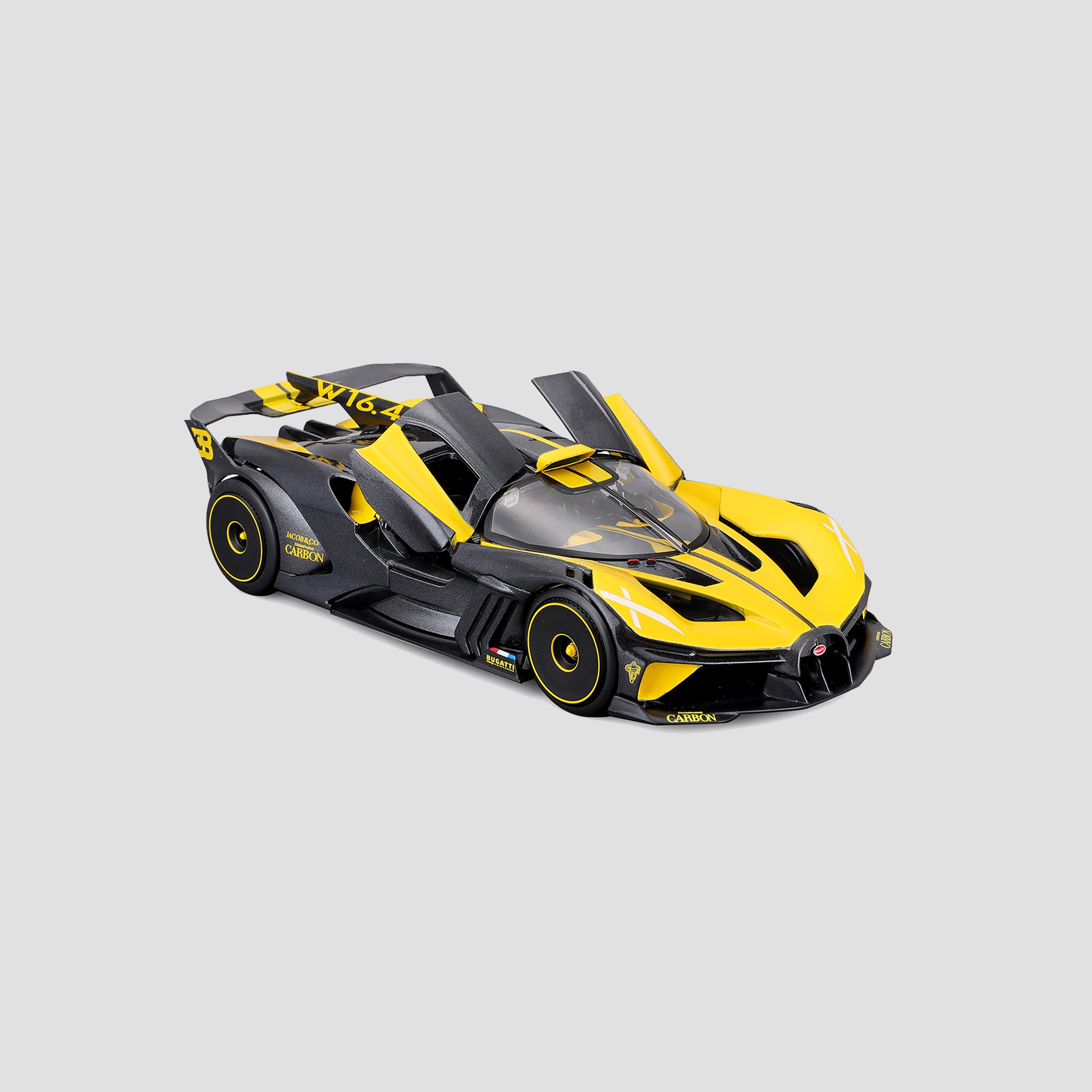 Bugatti Bolide Scale Model 1:24 Yellow — image 1