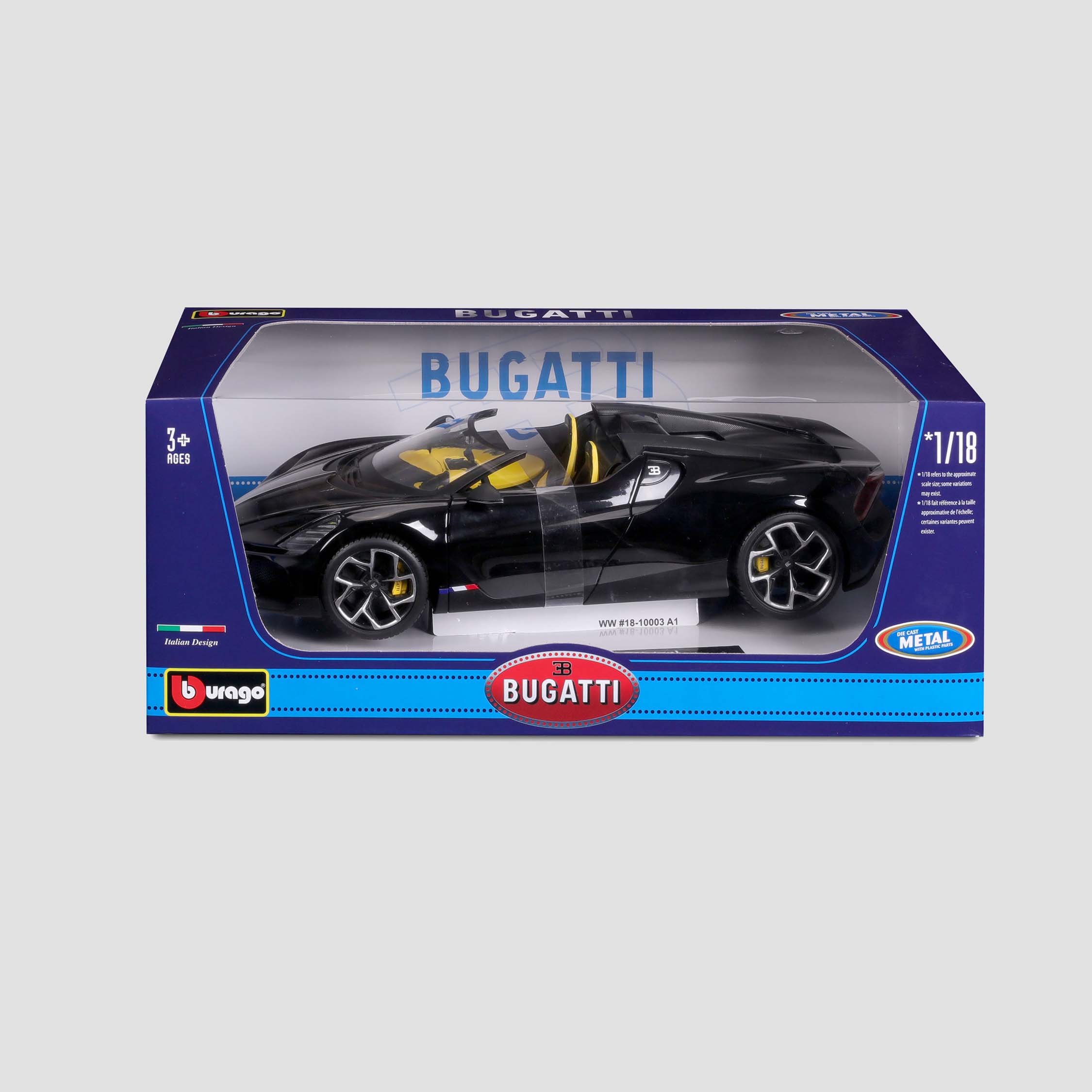 Bugatti Mistral Scale Model 1:18 Black — image 4