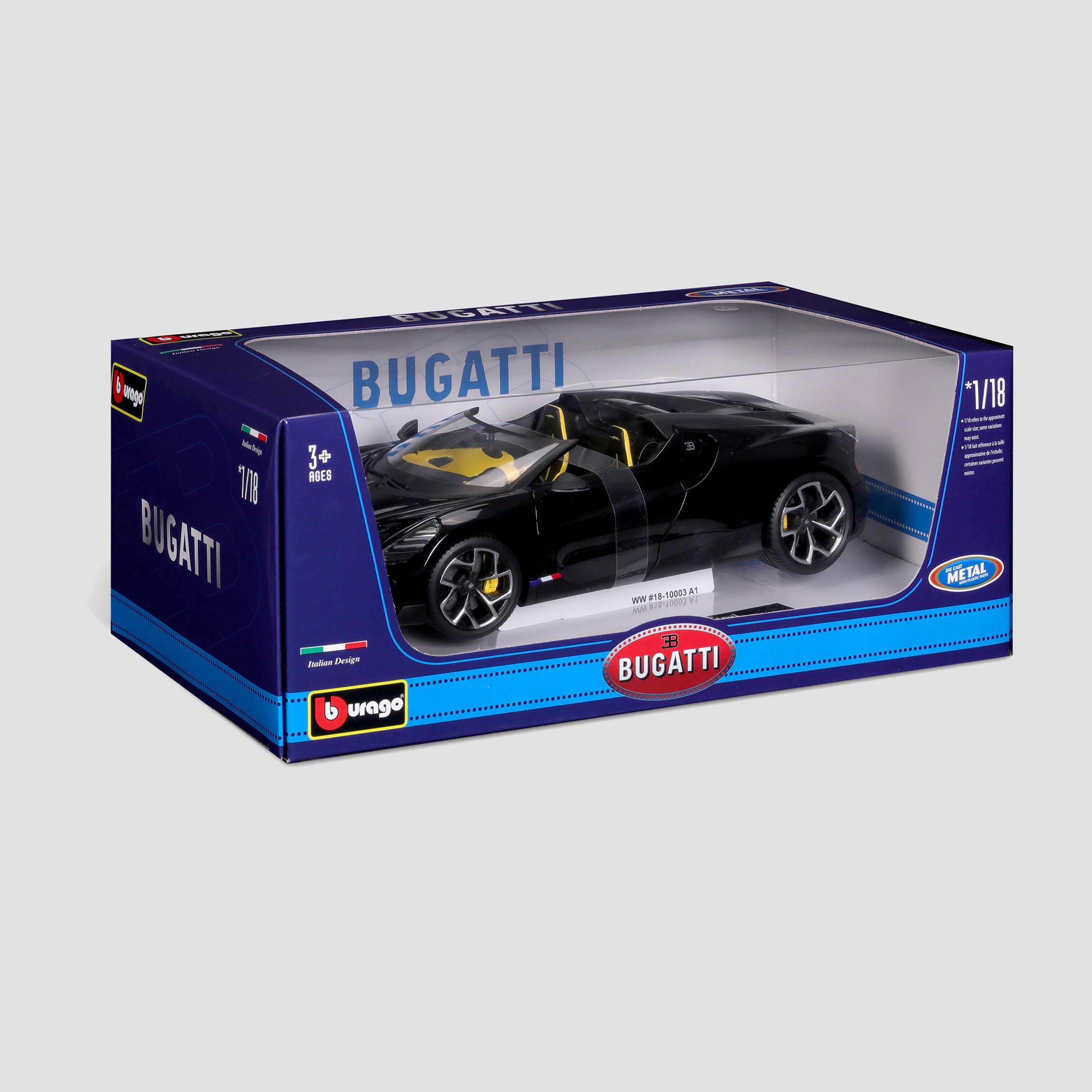 Bugatti Mistral Scale Model 1:18 Black — image 6