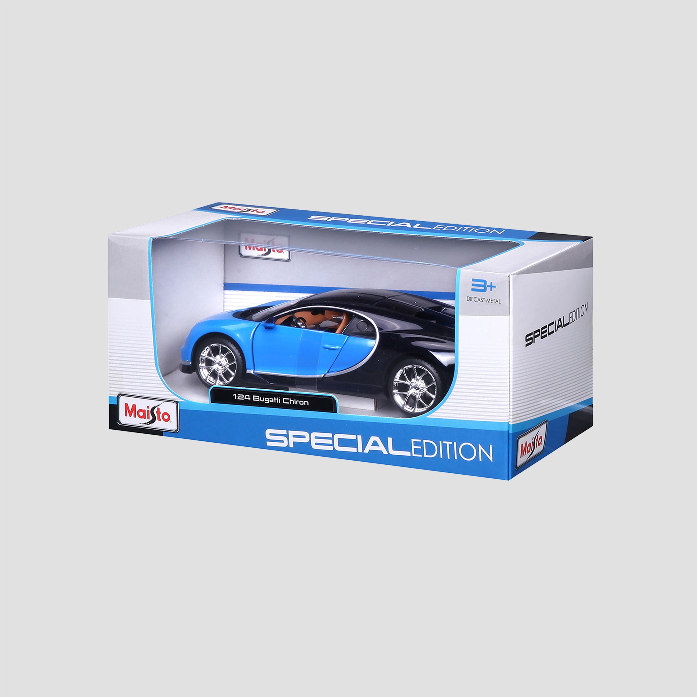 Bugatti Chiron Scale Model 1:24 Blue — image 3