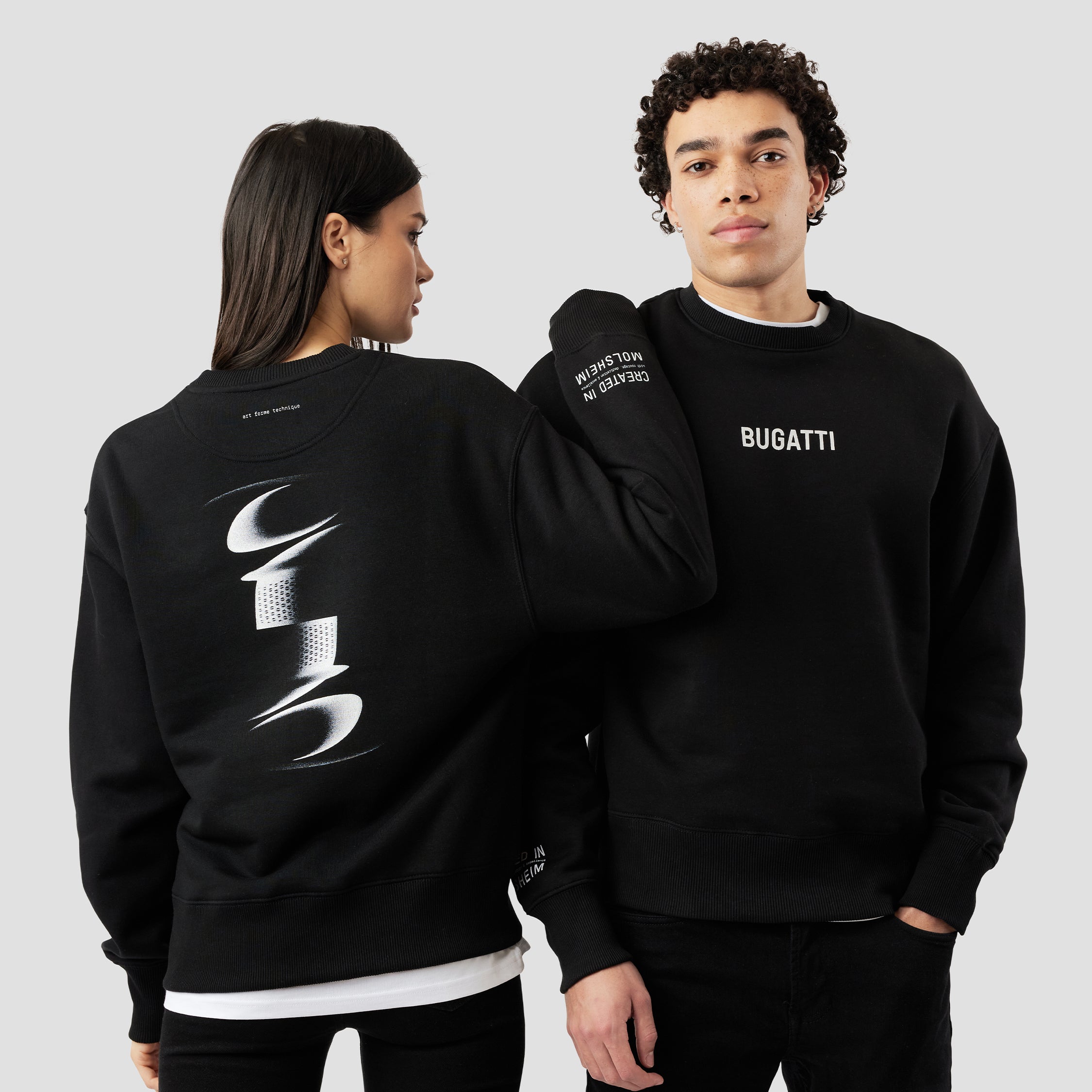 Abstract Graphic Oversized Sweatshirt — image 2