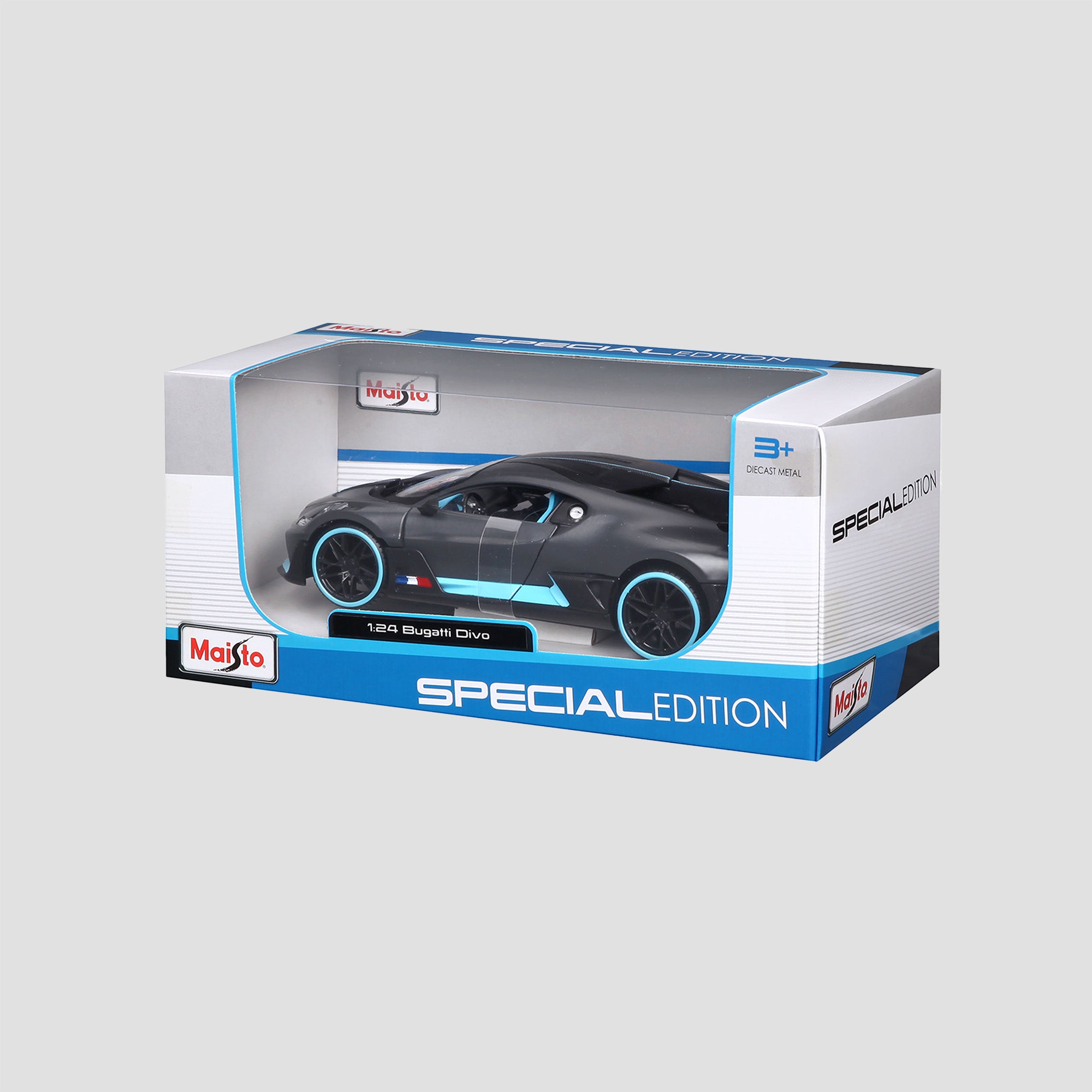 Bugatti Divo Scale Model 1:24 Grey — image 3